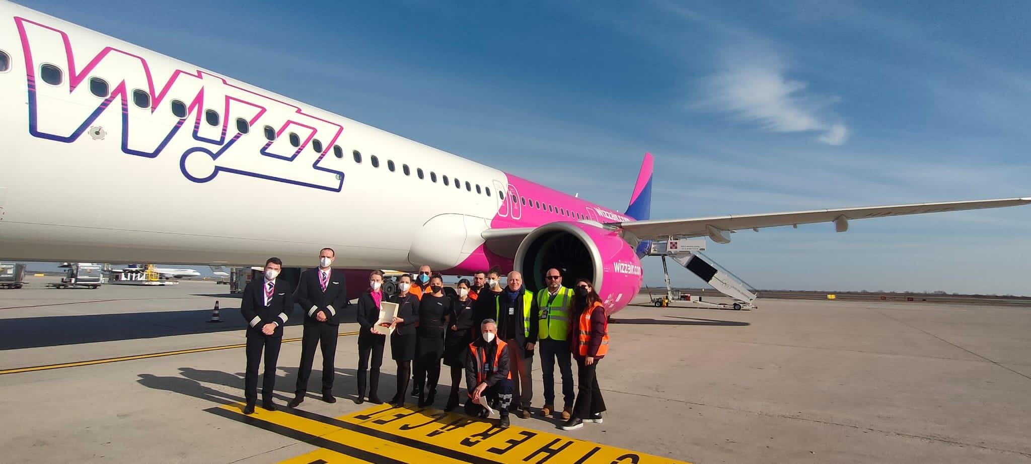 Immagine di sfondo della pagina Wizz Air, inaugurata nuova base a Venezia