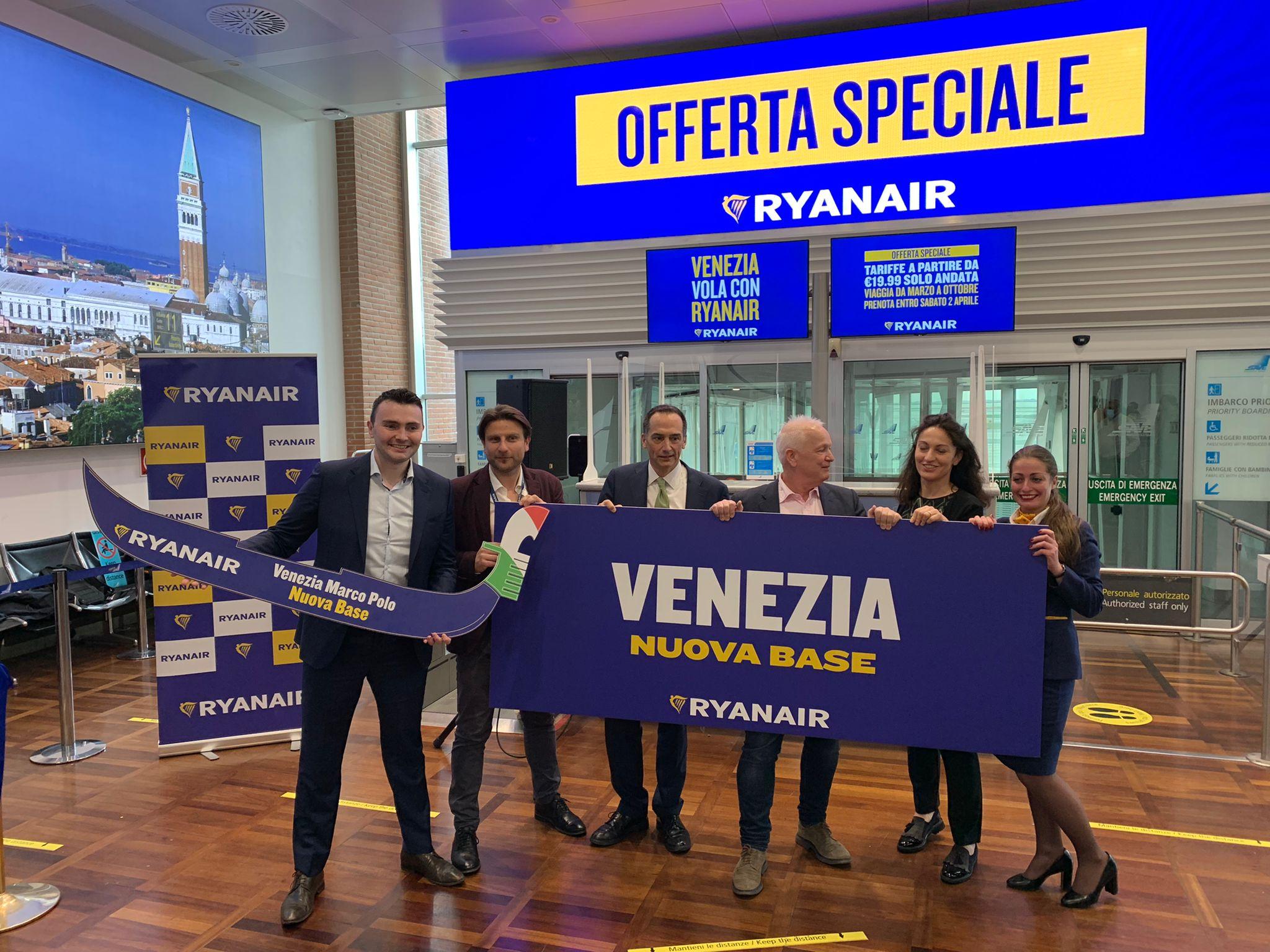 Immagine di sfondo della pagina Ryanair fa base al Marco Polo di Venezia
