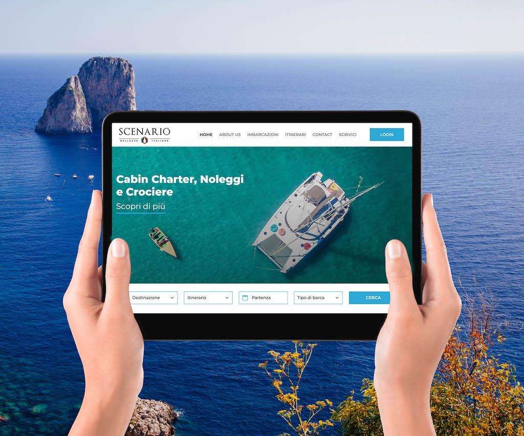 Immagine di sfondo della pagina Oltremare Caleidoscopio guarda alla nautica