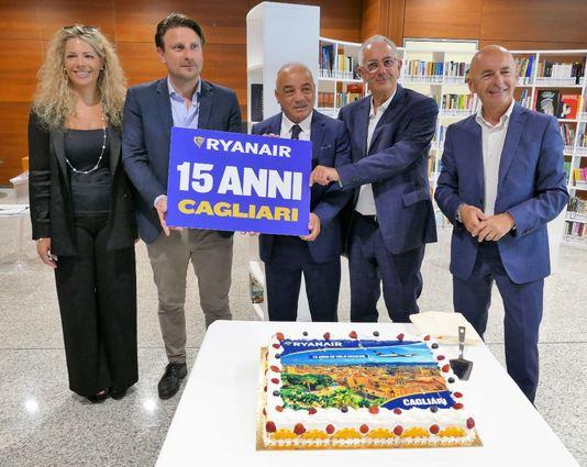 Immagine di sfondo della pagina Ryanair, numeri ok a Cagliari