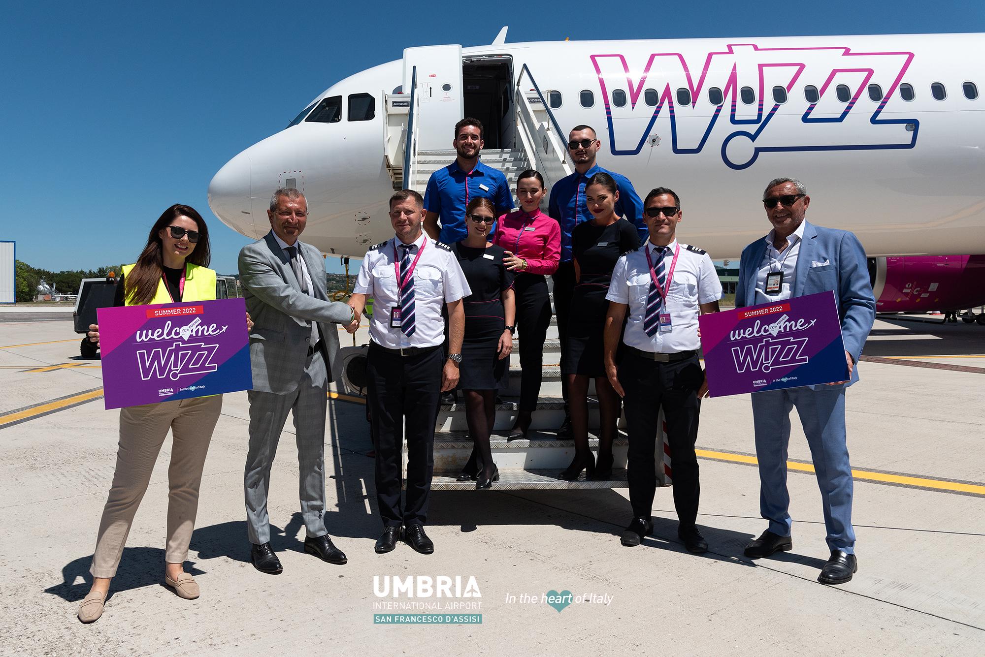 Immagine di sfondo della pagina Wizz Air, inaugurata la tratta Perugia Tirana