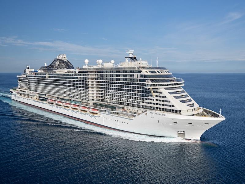Immagine di sfondo della pagina MSC Seascape, completate le prove in mare