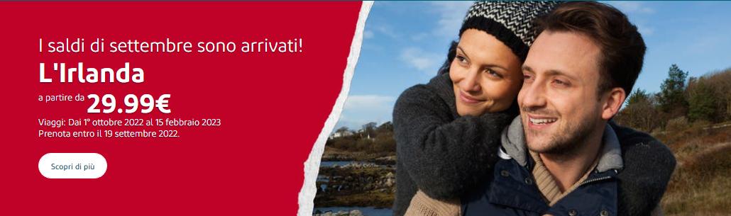 Immagine di sfondo della pagina Aer Lingus, nuova campagna d'autunno