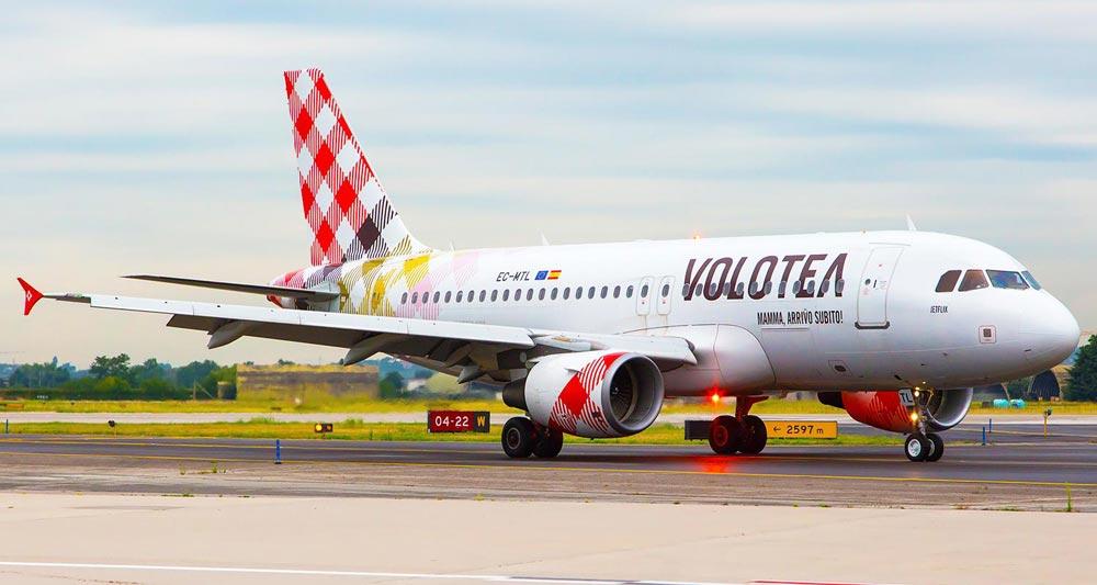 Immagine di sfondo della pagina Volotea: premia il 45 milionesimo pax