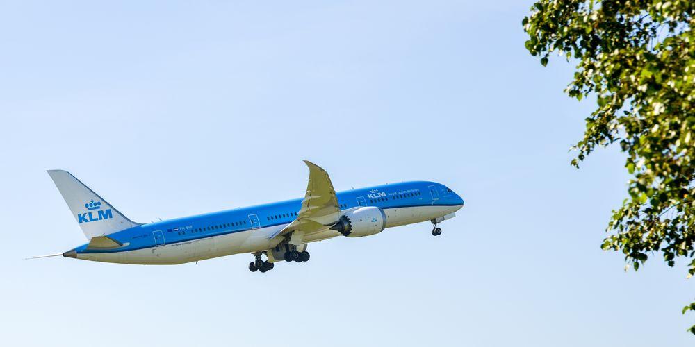 Immagine di sfondo della pagina KLM, 163 destinazioni per la winter 2023